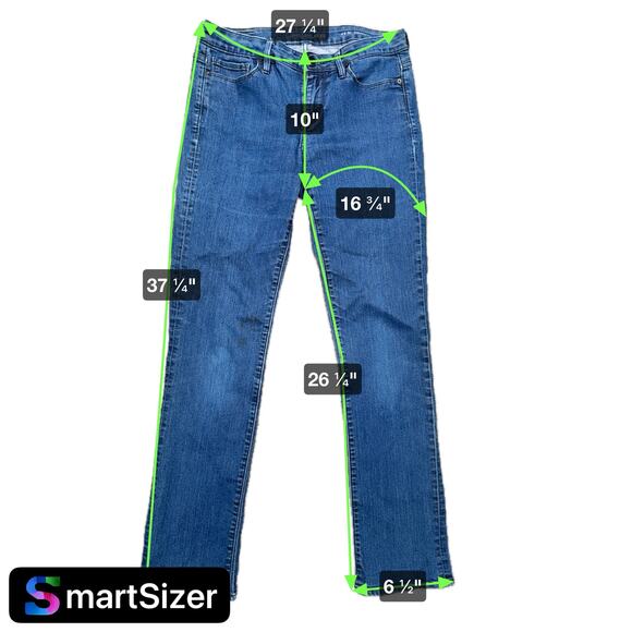 Calvin Klein Straight Jeans Mid Rise‎ Pockets Denim Dark Wash Womens Size 4X30 - Picture 3 of 6